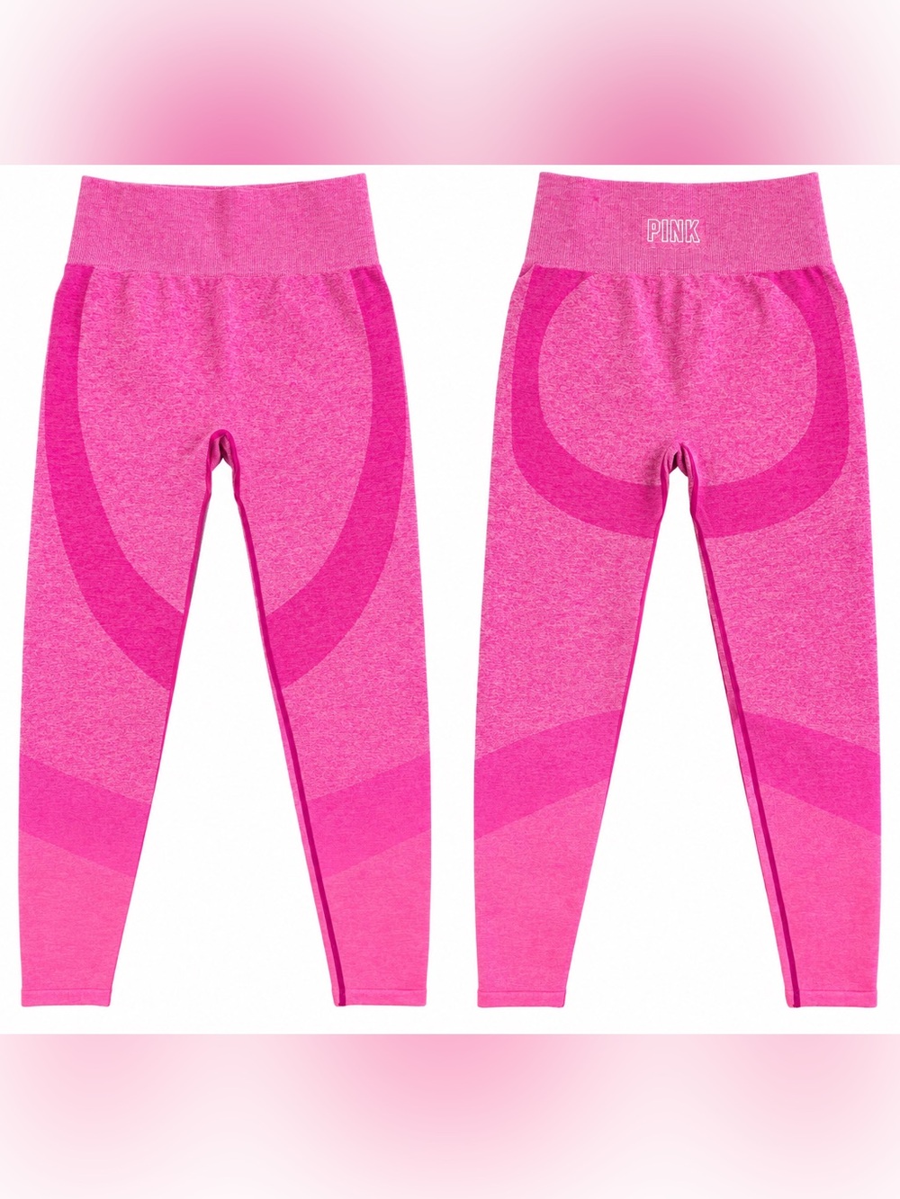Victoria’s Secret PINK Seamless Pink Leggings Women’s Medium M High Rise